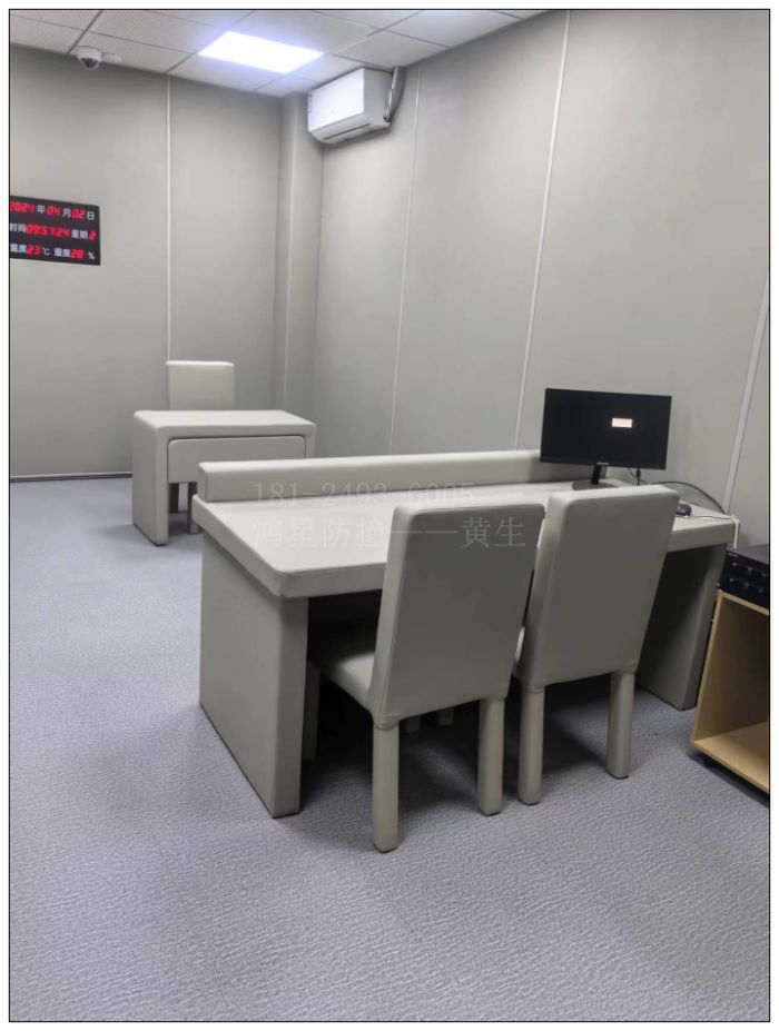 留置談話審訊室的墻面防撞安全軟包