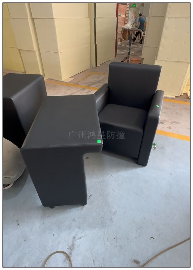 公檢法留置談話審訊一體防撞桌椅