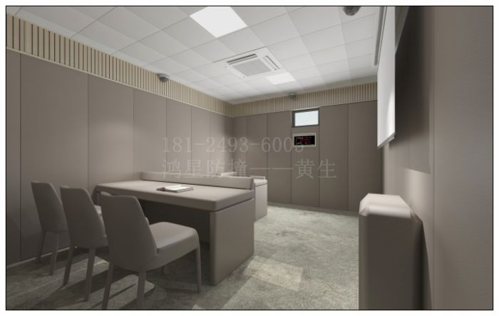 置室、羈押室、談話室防撞系統的人性化升級方案